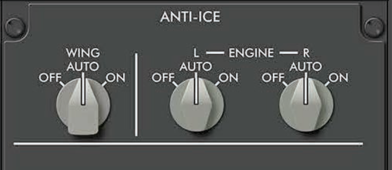engine anti-ice panel b787